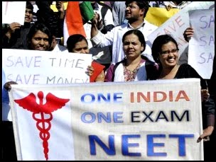 NEET for admissions to MBBS, BDS and PG courses in all medical colleges